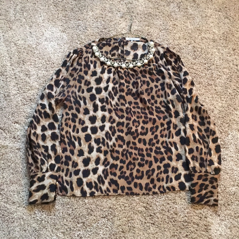 Leopard blouse